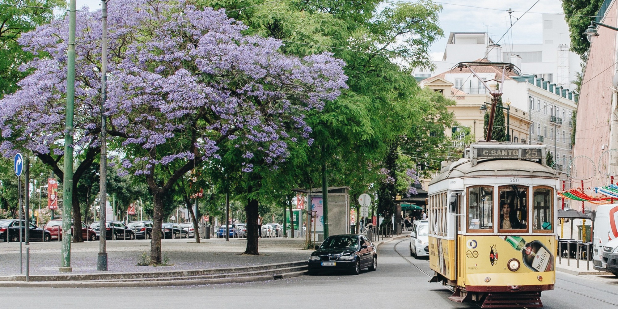 Tram in Santos, Lisbon